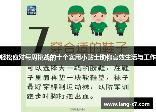 轻松应对每周挑战的十个实用小贴士助你高效生活与工作